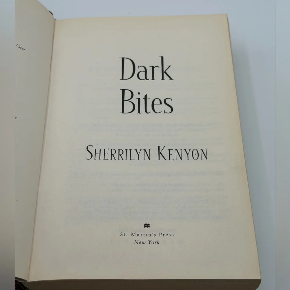 Lot of 2 Sherrilyn Kenyon Hardcover Novel Books - Time Untime & Dark Bites